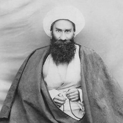 Blessed portrait of His Holiness Noor Ali Shah Thani, may his noble essence be sanctified